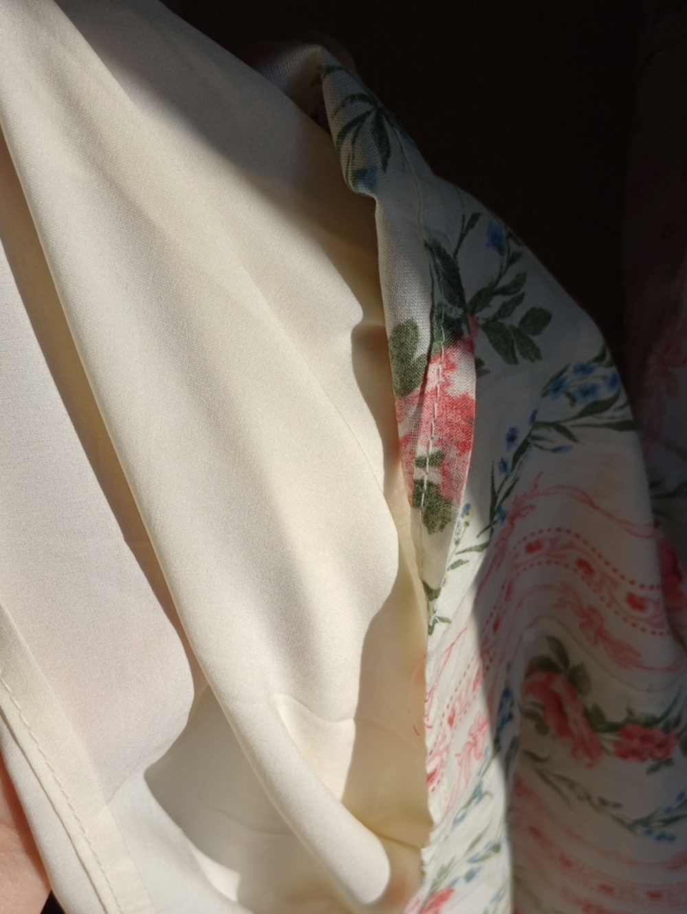 Storia Balloon Sleeve Garden Spring Floral Maxi Size M New With Tags - Picture 10 of 11